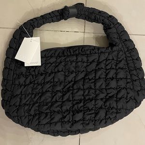 COS quilt bag large black